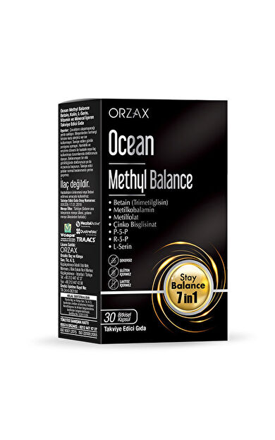 Orzax Ocean Methyl Balance Takviye Edici Gıda 30 Kapsül
