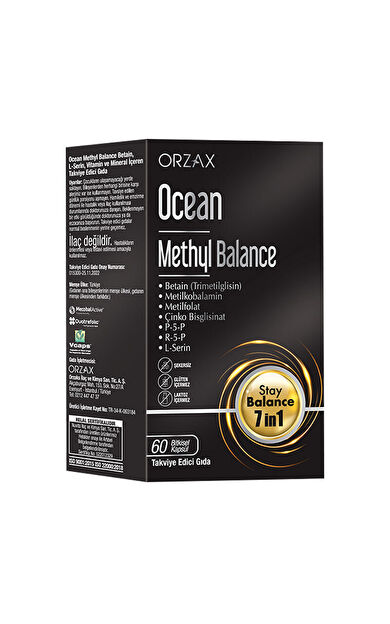 Orzax Ocean Methyl Balance Takviye Edici Gıda 60 Kapsül