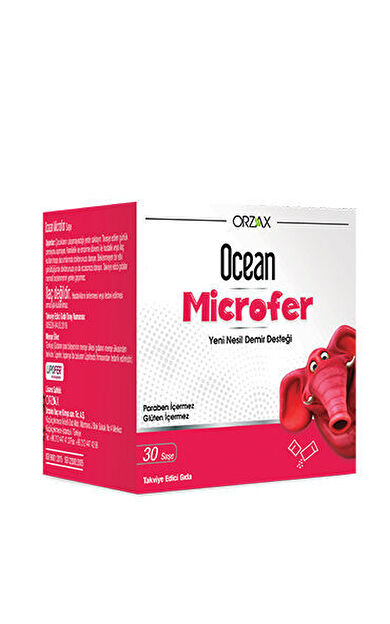 Orzax Ocean Microfer Takviye Edici Gıda 30 Saşe