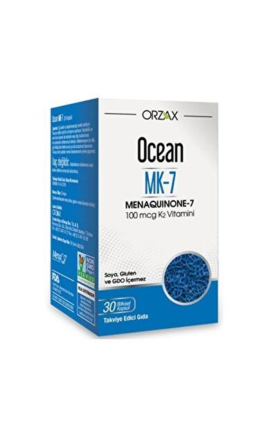 Orzax Ocean MK-7 30 Kapsül