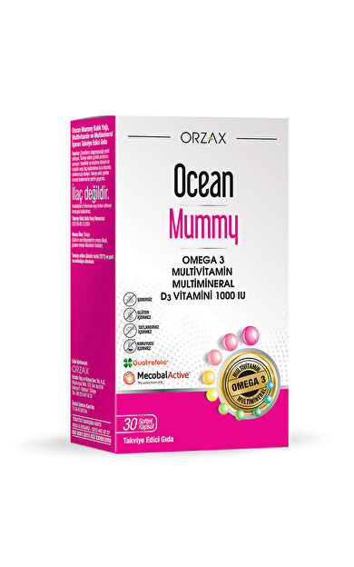 Orzax Ocean Mummy 30 Softjel Kapsül