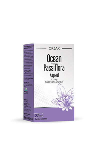 Orzax Ocean Passiflora 300 mg 30 Kapsül