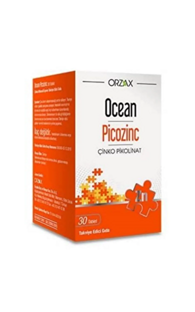 ORZAX Ocean Picozinc Çinko 30 Tablet