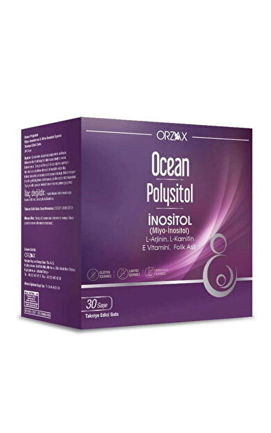 Orzax Ocean Polysitol Takviye Edici Gıda 30 Saşe - Folik Asit 400 µg
