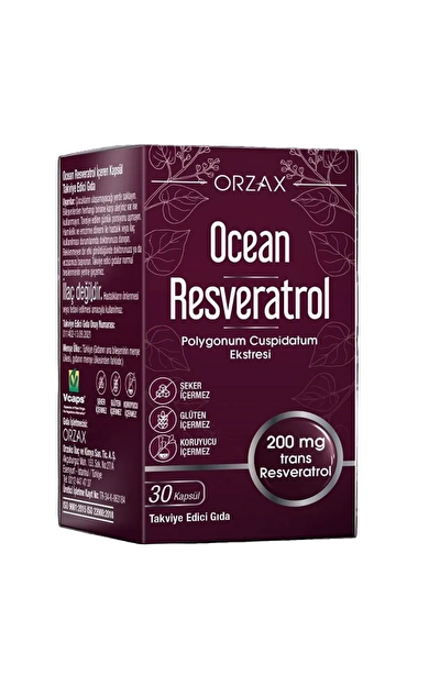ORZAX Ocean Resveratrol Takviye Edici Gıda 30 Kapsül