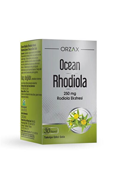 Orzax Ocean Rhodiola Kapsül 250mg 30 Kapsül