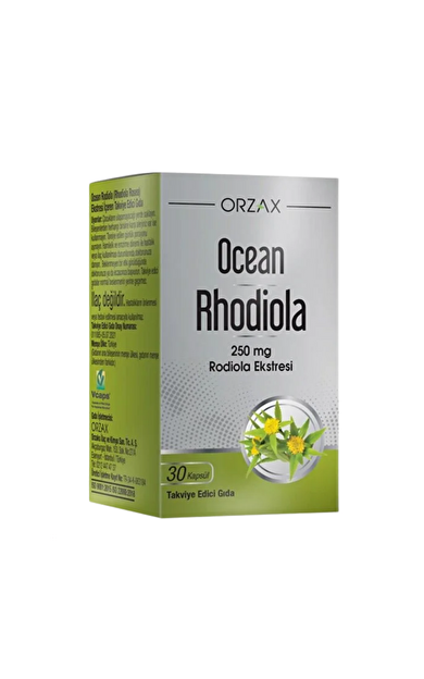 ORZAX Ocean Rhodiola Kapsül 250mg 30 Kapsül