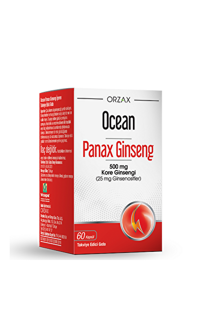 Orzax Panax Ginseng 60 Kapsül