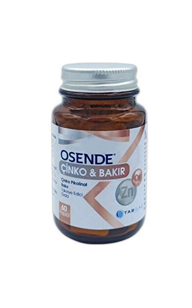 Osende Çinko &amp; Bakır 60 Kapsül
