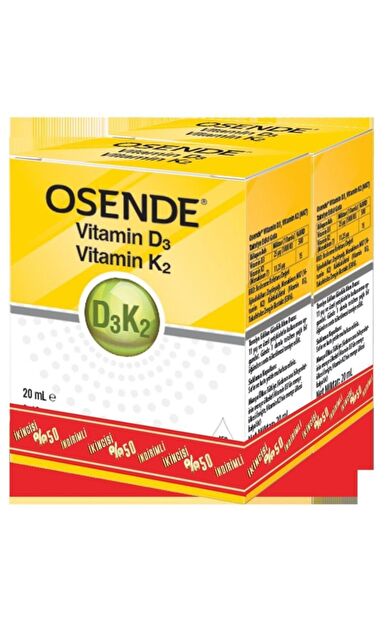 Osende D3K2 Damla 20 ml - İkincisi %50 İndirimli