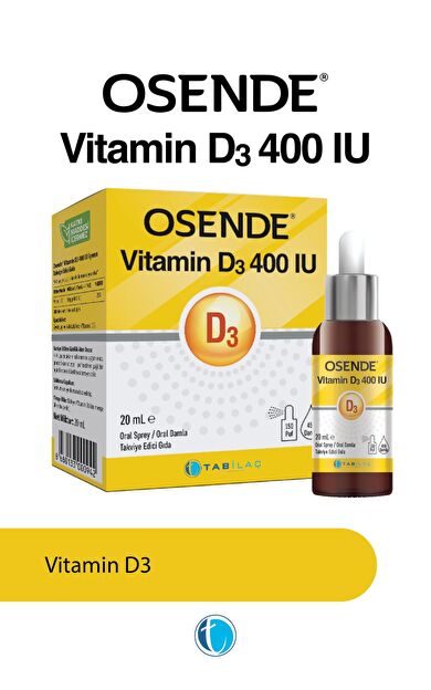 Osende Vitamin D3 400 IU Sprey 20 ml