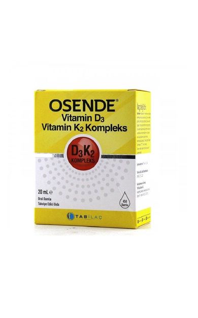 Osende Vitamin D3K2 Kompleks Damla 20ml