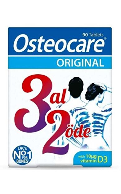 Osteocare 90 Tablet- 3 AL 2 ÖDE
