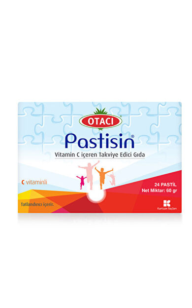 Otacı Pastisin Vitamin C İçeren Takviye Edici Gıda 24 Pastil