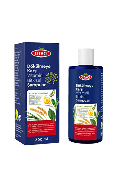 Otacı Dökülmeye Karşı Vitaminli Bitkisel Şampuan 300 ml
