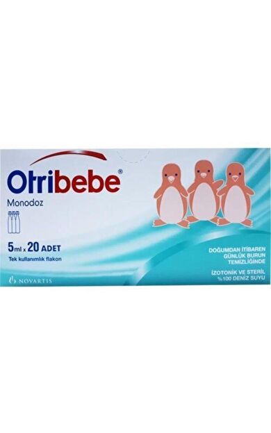 Otribebe Monodoz Serum Fizyolik 5 ml x 20 Flakon