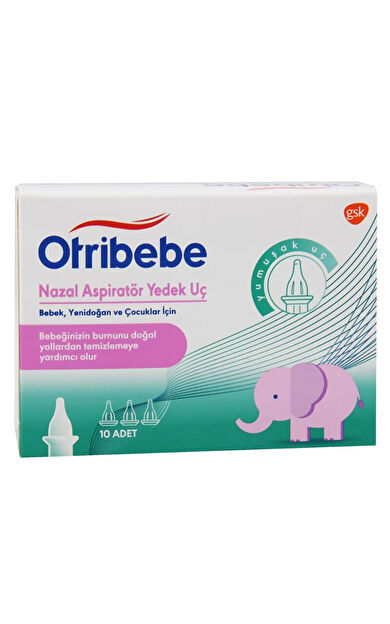 Otribebe Nazal Aspiratör Yedek Uç 10 Adet