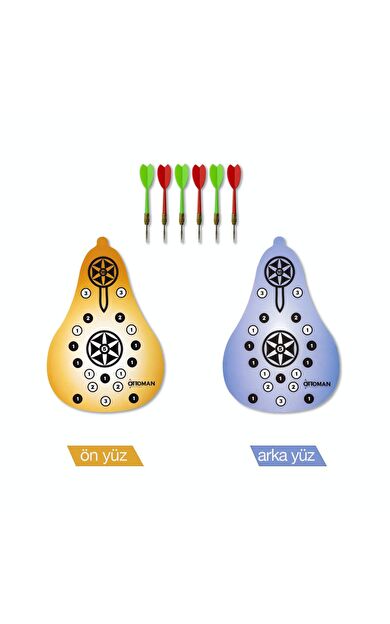 Ottoman Dart Tahtası Çift Taraflı