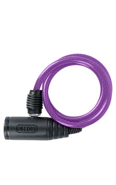 Oxford Bumper Kablo Kilit Mor 6Mm X 600Mm