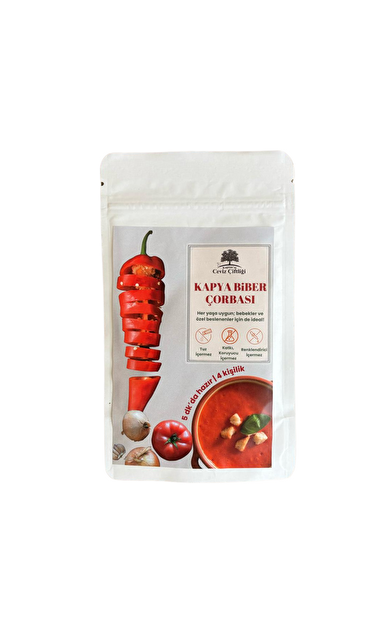 KAPTAN'IN CEVİZ ÇİFLİĞİ Kapya Biber Çorbası 50g