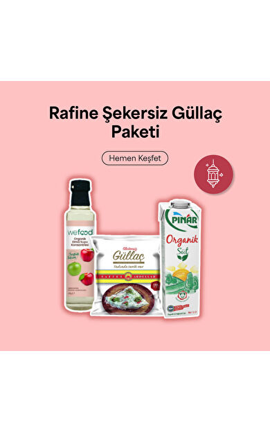 Rafine Şekersiz Güllaç Paketi