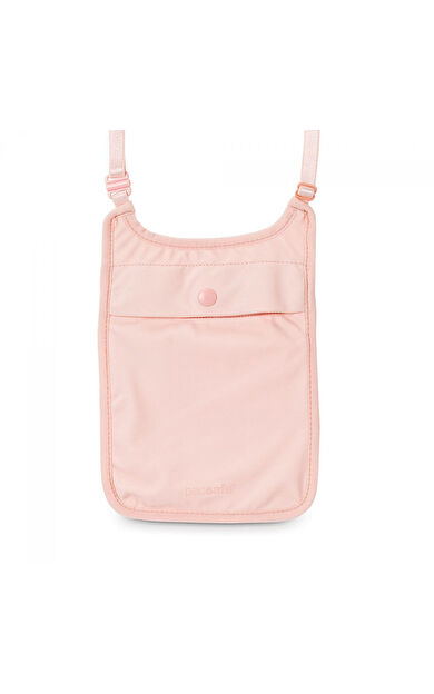 Pacsafe Coversafe S75 Boyun Çantası-PEMBE