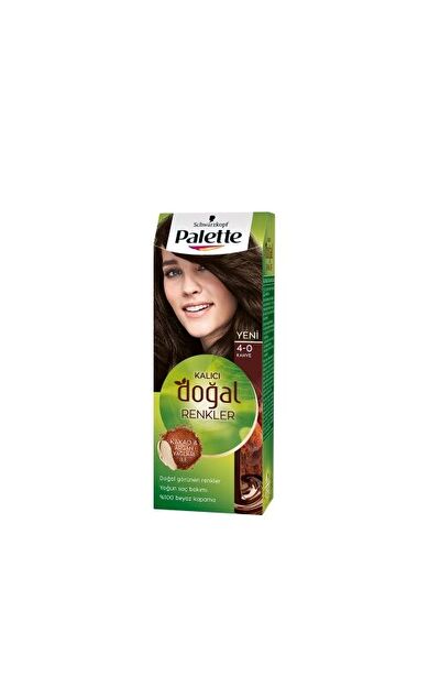 Palette Kalıcı Doğal Renkler 4-0 Kahve