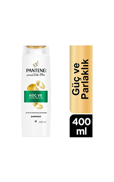 Pantene Güç ve Parlaklık Şampuanı 400 Ml