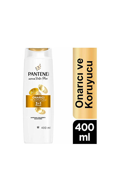 Pantene Onarıcı Ve Koruyucu Bakım Şampuanı 3'ü 1 Arada 400 Ml