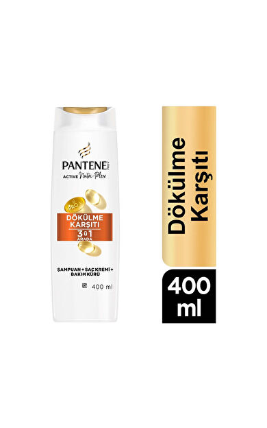 Pantene Dökülme Karşıtı Şampuan 3'ü 1 Arada 400 Ml