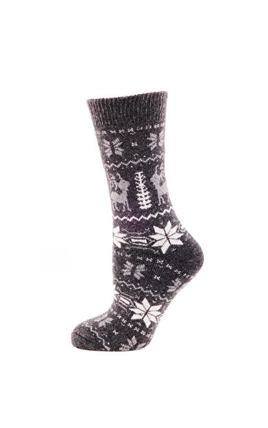 Panthzer Casual Wool Socks Çorap Antrasit