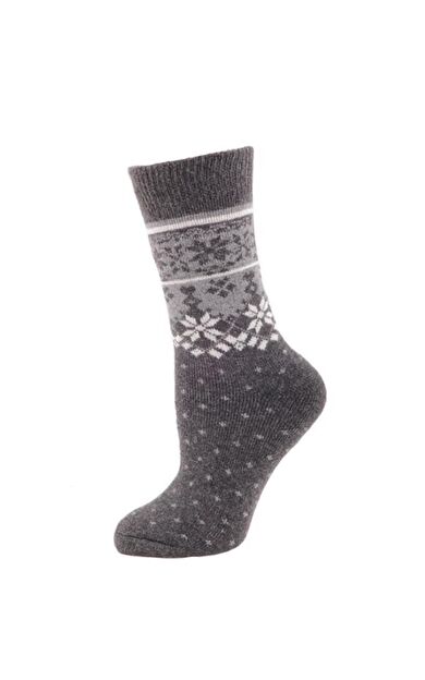 Panthzer Casual Wool Socks Erkek Çorap Gri