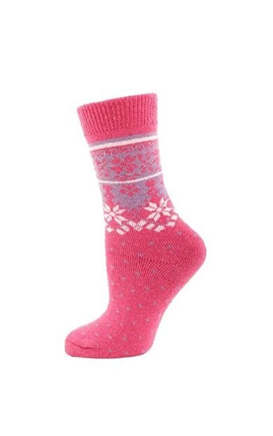 Panthzer Casual Wool Socks Kadın Çorap Pembe