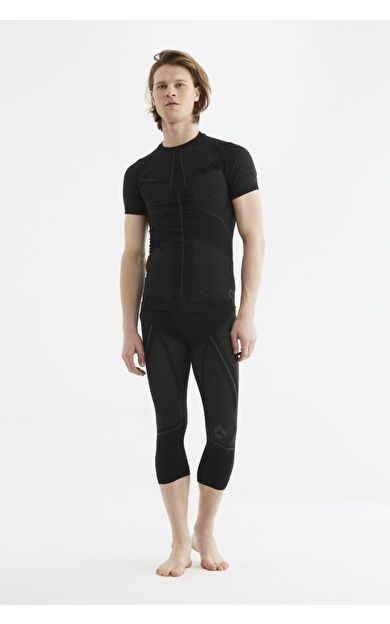 Panthzer Extreme Muscle Kısa Kollu Polygiene Erkek Üst İçlik Siyah/Gri