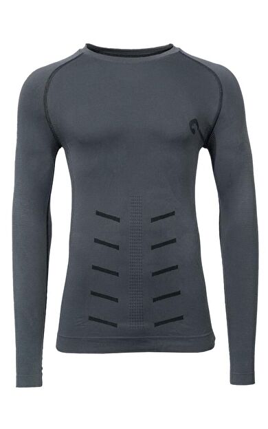 Panthzer Natural Baselayer Long Sleeve Erkek Uzun Kollu Üst İçlik Gri
