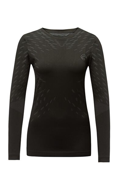 Panthzer Ruvazon Polipropilen Kadın Üst İçlik Siyah/Gri