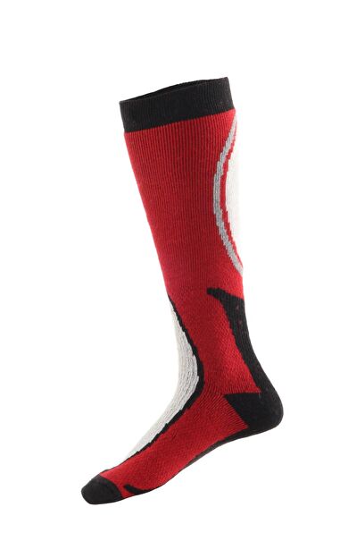 Panthzer Ski & Snowboard Socks Kırmızı/Siyah