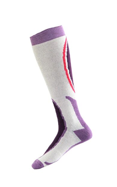 Panthzer Ski & Snowboard Socks Mor/Beyaz