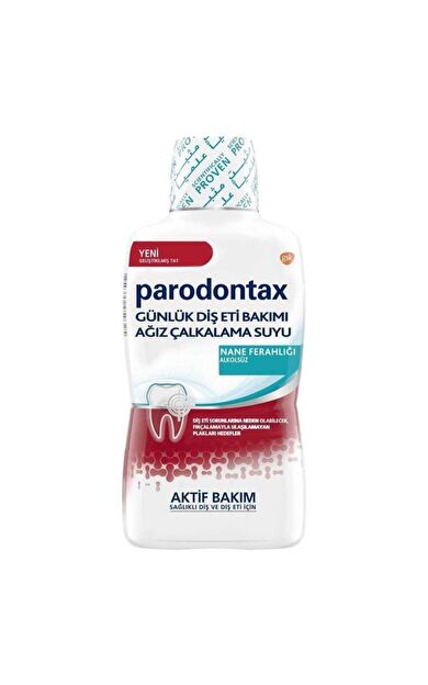 Parodontax Günlük Diş Eti Bakımı Ağız Çalkalama Suyu Nane Ferahlığı 500 ml