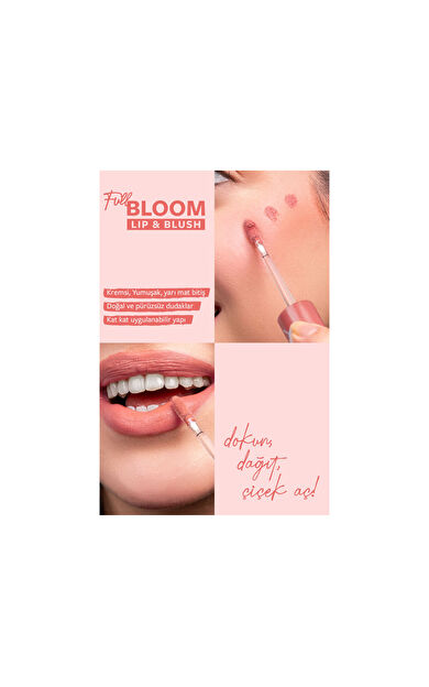Pastel Full Bloom Lip Blush Ruj & Allık 73 Bellini