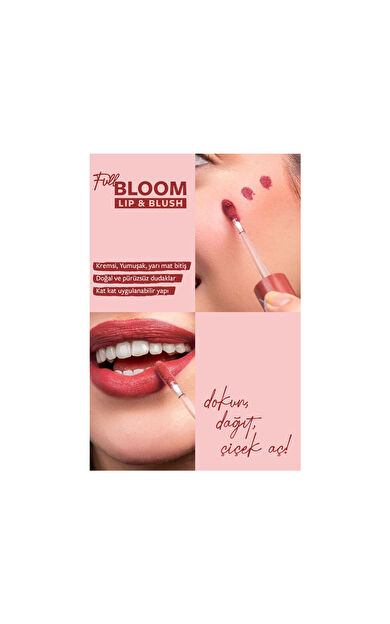Pastel Full Bloom Lip Blush Ruj & Allık 75 Blur