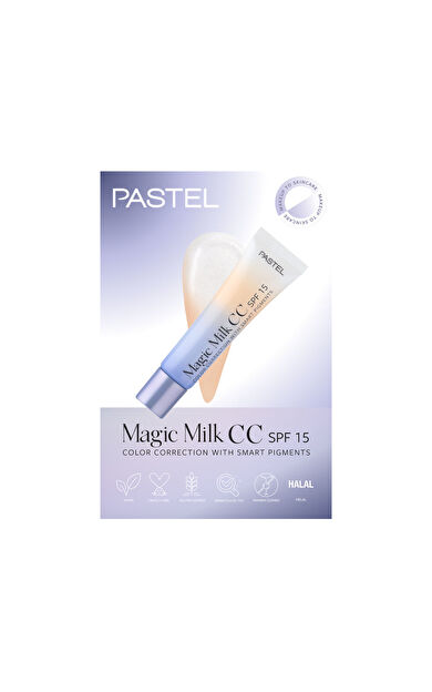 Pastel Magic Milk CC SPF 15 - Cilt Tonu Eşitleyici SPF 15 CC Krem 52 Ivory
