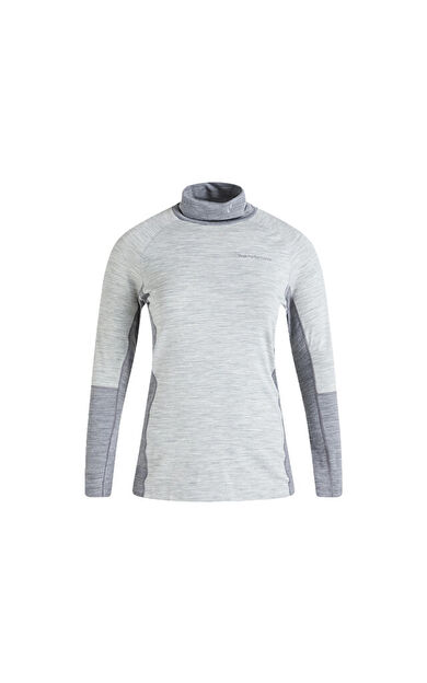 Peak Performance W MAGIC ROLLNECK Erkek Günlük Sweatshirt G78081040T Gri
