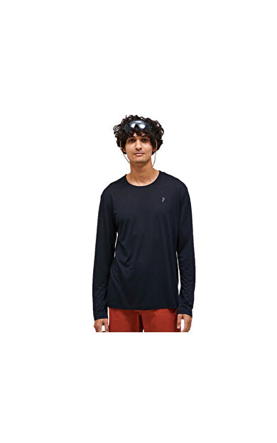 Peak Performance M DELTA LS TEE Erkek Günlük Uzun Kollu Tişört G79369010T Siyah