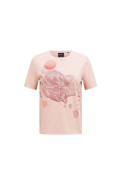 Peak Performance W EXPLORE GRAPHIC TEE Kadın Günlük Tişört G79742260T Pembe