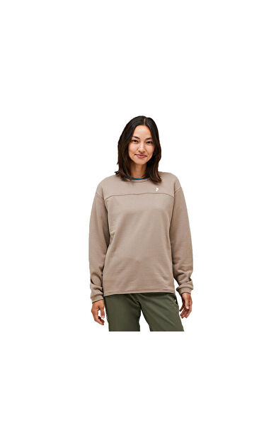 Peak Performance W TRAIL POLARTEC CREW Kadın Günlük Sweatshirt G79810010T Bej