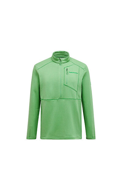 Peak Performance M TRAIL POLARTEC HALF ZIP Erkek Outdoor Çeyrek Fermuarlı Polar Üst G79813050T Yeşil