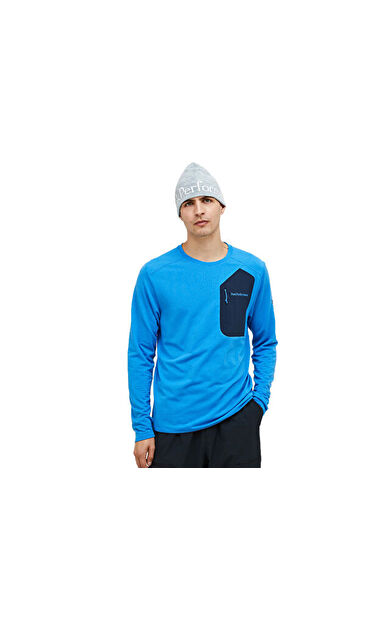 Peak Performance M FREELIGHT POLARTEC GRID Erkek Günlük Sweatshirt G80161030T Mavi