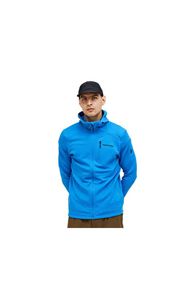 Peak Performance M TRAIL POLARTEC ZIP HOOD Erkek Günlük Sweatshirt G80169050T Mavi