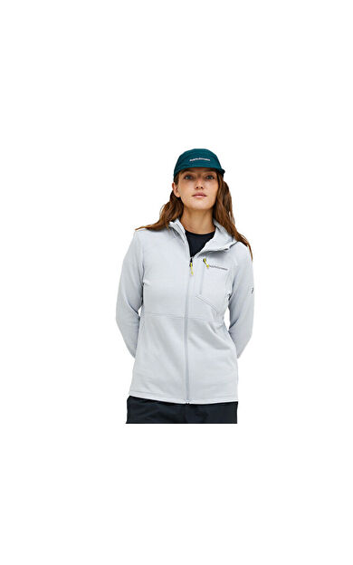 Peak Performance W TRAIL POLARTEC ZIP HOOD Kadın Günlük Sweatshirt G80183090T Beyaz